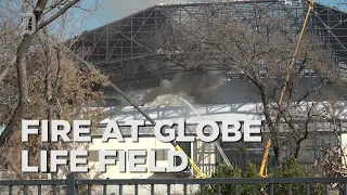 Fire under investigation at Globe Life Field, no injuries