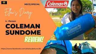 4 Person Coleman Sundome Tent Review | Tips and Tricks