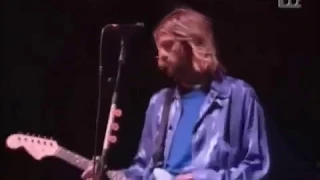 kurt Cobain playing a Jag-Stang