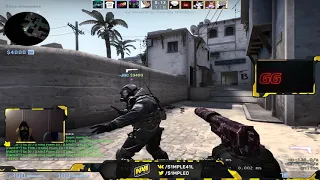 S1mple DESTROYS the enemy team in FPL - Mirage - 04/08/2021