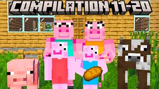 Peppa Pig Plays Minecraft 11-20 Compilation