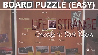 Life Is Strange Episode 4 Board Puzzle (Easy) Investigation Dark Room