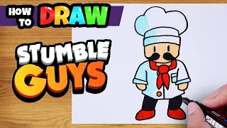 Easy Draw Stumble Guys Step by Step | Chef