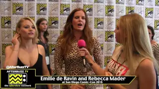 Emile de Ravin and Rebecca Mader (OUAT) at San Diego Comic-Con 2016