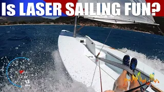 Laser sailing Is it fun Multi cam with commentary Radial sail