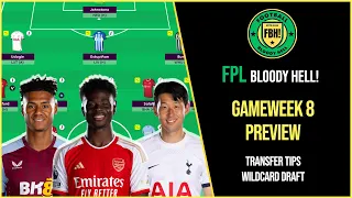 FPL GW8 Team Selection | Salah vs Trippier WILDCARD Draft | Fantasy Premier League Tips 2023/24