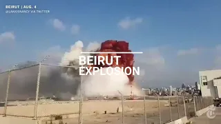 Beirut, Lebanon Explosion Different Angles, Simultaneously