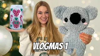 VLOGMAS 1🎄Vyrábím Vánoční Skleničky, Ztratila jsem Klíčenky, Kuba se ostříhal😱DancaCrafts