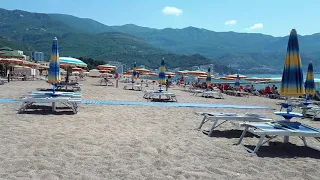 Открытие пляжного сезона !Будва июнь 2020 Черногория .Beach season open ! Budva .Montenegro.