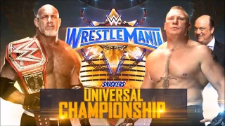 Brock Lesnar Vs Goldberg Wrestlemania 33 Highlights