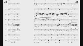 BWV 225 Singet dem Herrn ein neues Lied Einstudierung Sopran 1 Coro I
