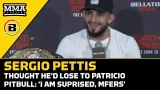 Sergio Pettis Thought He'd Lose To Patricio Pitbull: 'I Ain't Gonna Lie' | Bellator 297