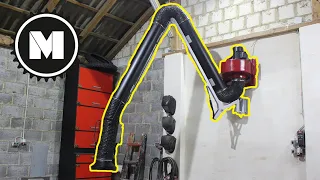 Wall Mounted Welding Fume Extractor – Homemade