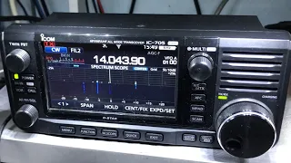 X6100 vs IC-705: A somewhat better receiver comparison.