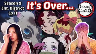 Season Finale.. 😔 | Demon Slayer Reaction S2 Ep 11 Entertainment District