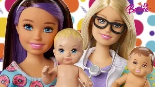 Rodzina Barbie 💕 Opieka nad bobasami 🚼 Klub opiekunek 🍼 film z lalką Babie