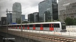 Grappige Machinist Omroep, NS Treinrit en GVB Metro Amsterdam RAI - Zuid