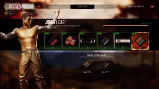 MK1 - Johnny Cage all Mastery Rewards Showcase