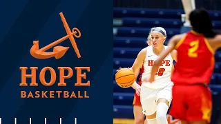 Hope vs. Alma | Women’s Basketball 2.7.22 | NCAA D3 Basketball | MIAA Basketball