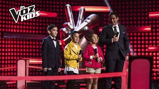 Jorge, Monserrat y Juanse cantaron en La Voz Kids Colombia 2018