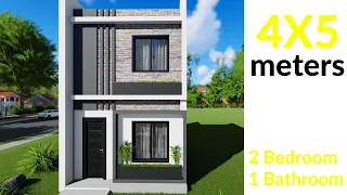 4x5 Meters Small House Design #1