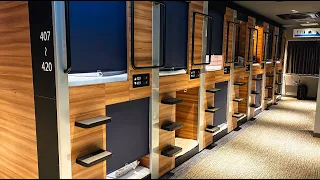 I Tried Capsule Hotel with Sauna in Ueno -Smart Stay Shizuku-