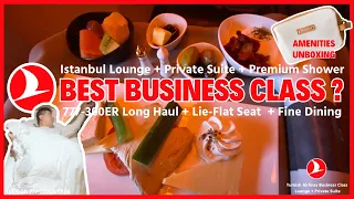 Turkey Best Home-Based Business Class Lounge Private Suite Istanbul 777-300ER Turkish Airlines 土航商務艙