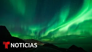 EE.UU. disfruta de un espectáculo de auroras boreales | Noticias Telemundo