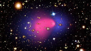 Supercomputer simulation of a collision between two galaxy clusters