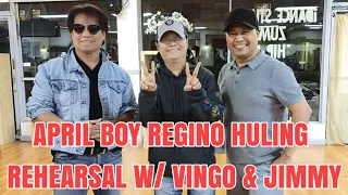 April Boy Regino "HULING MASAYANG SANDALI KASAMA ANG KANYANG MGA KAPATID, Vingo & Jimmy" #USA2020