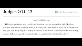 The Bible - The Israelites Worshipped Baal & Astarte - Gods Of Child Sacrifice