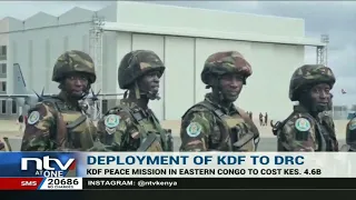 First batch of KDF troops, 903 soldiers, deployed to DRC