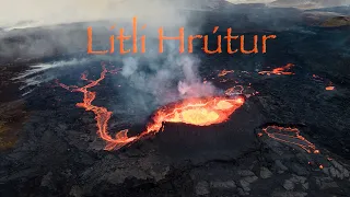 Litli Hrutur Eruption, Iceland 4K