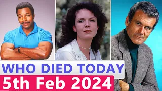 9 Famous Celebrities Who died Today 5th February 2024