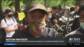 'This Is A Human Issue': Protest Held On Boston Common For George Floyd