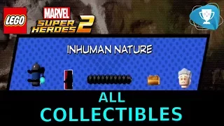 Lego Marvel Super Heroes 2 - ALL MINIKITS, STAN LEE, CHARACTER TOKEN, LEVEL 13 Inhuman Nature