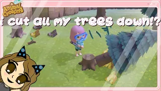 I CUT DOWN ALL MY TREES?! | ACNH Island Tour