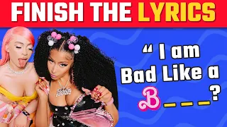 FINISH THE LYRICS - Most Popular Viral Hits  | Music Quiz