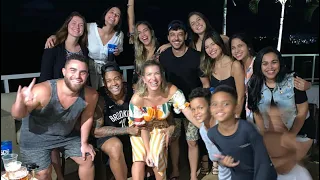 Lore Improta e Léo Santana RECEBEM AMIGOS EM CASA COM CHURRASCO