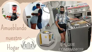 ¡YA TENEMOS MUEBLES EN CASA!🪑 Fuimos a comprar electrodomésticos y encontramos ofertas 💰