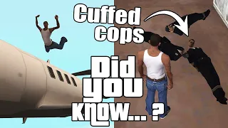 GTA San Andreas Secrets and Facts 42 Hardest Mission, Freefall, Cuffed Cops, Easter Eggs, Hunter