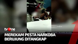 Pemuda di Pinrang Ditangkap Polisi Usai Pesta Narkoba Bersama Temannya | Kabar Hari Ini tvOne