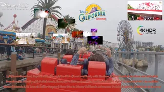 [4K] Incredicoaster On-Ride and Entrance to Exit queue POV Ultra-HD Disney California Adventure 2023