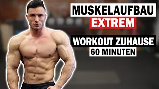 60 Minuten Ganzkörper Workout für Zuhause ohne Geräte!