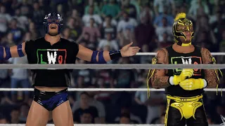 WWE 2K24 Rey Mysterio & Dragon Lee vs. Legado del Fantasma SmackDown