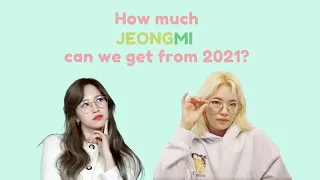 How much JEONGMI can we get from 2021?