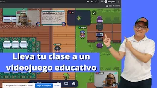 Dar una clase dentro de un videojuego Gather Town