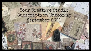 YOUR CREATIVE STUDIO SEPTEMBER 2021 UNBOXING | VINTAGE THEMED STATIONERY