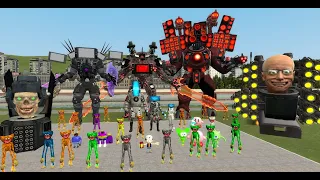 SPEAKERMAN TITAN VS ALL TITANS! SKIBIDI TOILET in Garrys Mod!