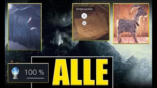 Alle Sammelgegenstände - Akten - Ziegen - Klotüren - Waffenupgrade - Resident Evil Village DEUTSCH